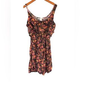 American Rag Boho‎ Floral Ruffle Dress Size Medium